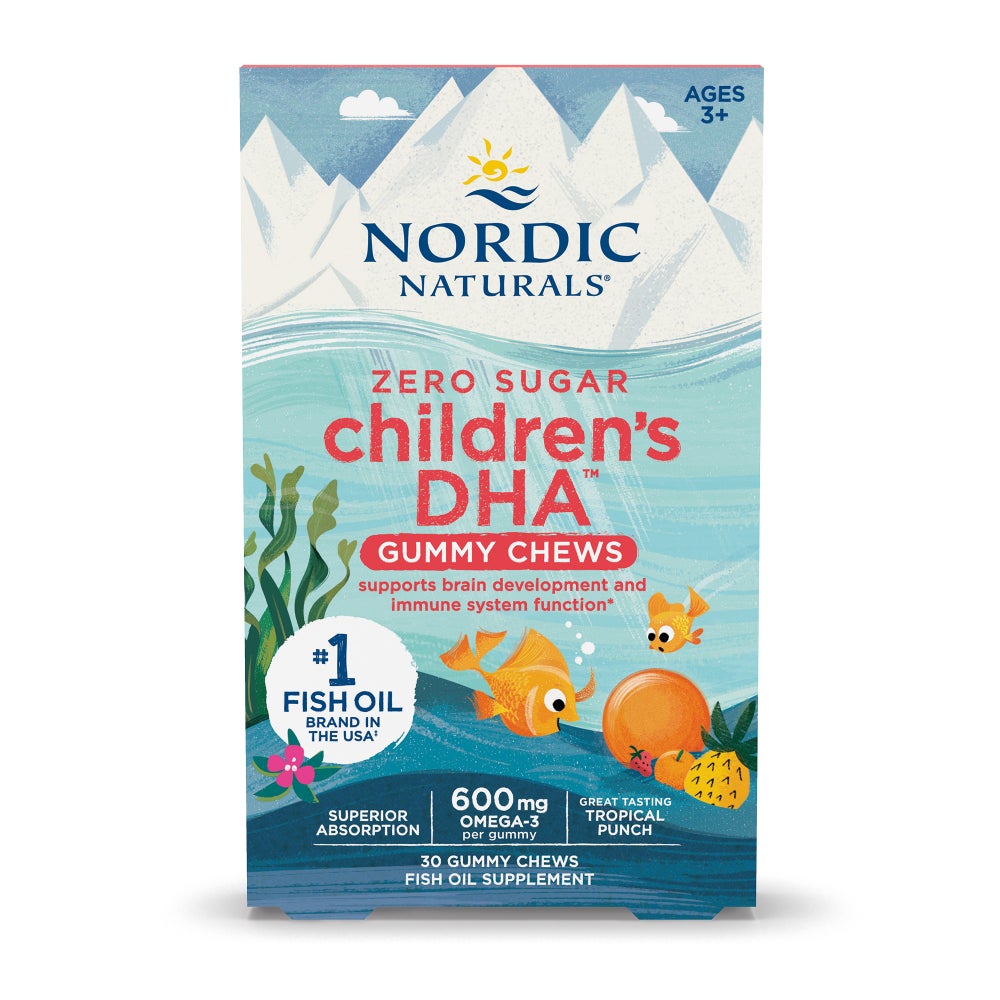 Nordic Naturals Children’s DHA Gummy Chews, 30 gomitas · Tropical Punch