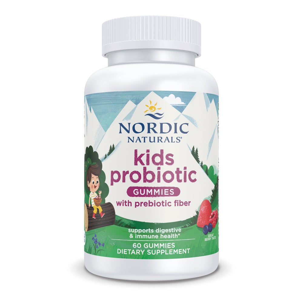 Nordic Naturals Kids Probiotic Gummies, 60 gomitas · Merry Berry Punch